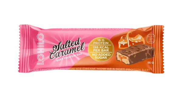 Pehme proteiinibatoon soola karamelliga 55g