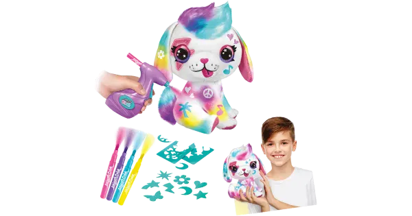 Pehme puppy airbrush plush