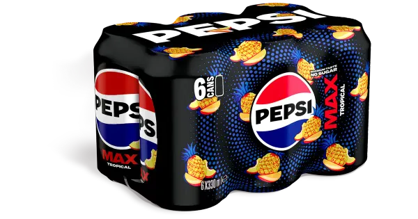 Pepsi Max Tropical karastusjook 6x330 ml