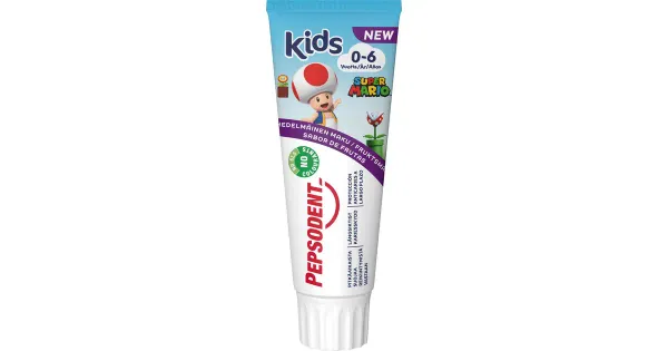 Pepsodent hambapasta Super Mario Kids 0-6a 75ml