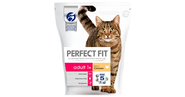 PERFECT FIT Kuivtoit kassidele, kanaga, 750g