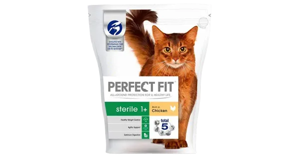 PERFECT FIT Kuivtoit ster.kassidele, kanaga, 750g