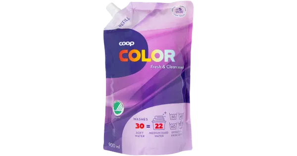 Pesugeeli täitepakend Coop Color 900ml