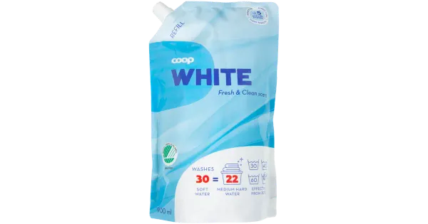 Pesugeeli täitepakend Coop White 900ml