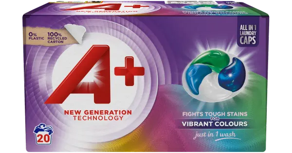 Pesukapslid A+ Color Active4 20tk