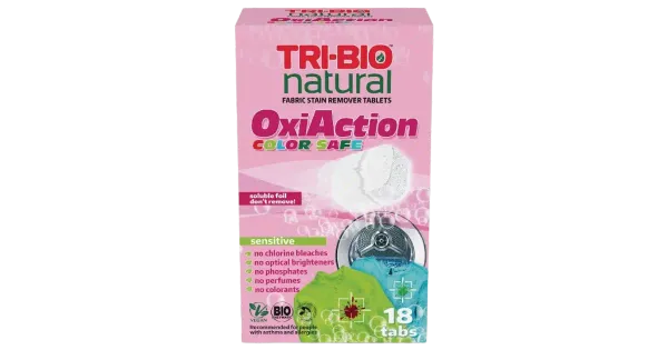 Pesukapslid Tri-Bio Oxi Action Color 18tk