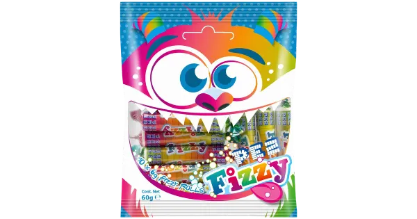 PEZ Fizzy kihisevad kommid kotis 60g