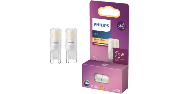 Philips LED-Lamp 1,9W G9 2700K 220LM