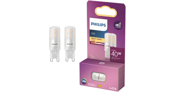 Philips LED-lamp 3,7W G9 2700K 470LM