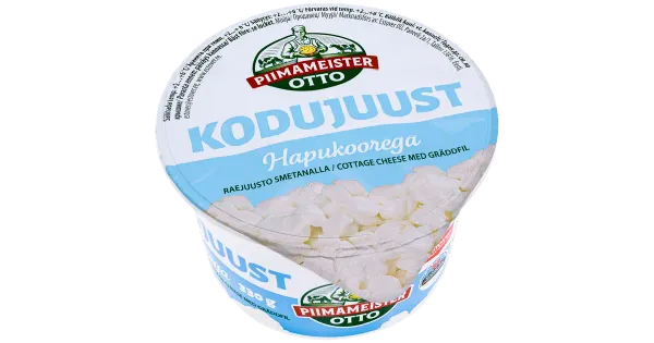 Piimameister Otto Hapukoorega kodujuust, 330g