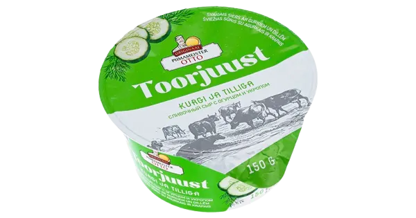 Piimameister Otto toorjuust kurgi ja tilliga 150g