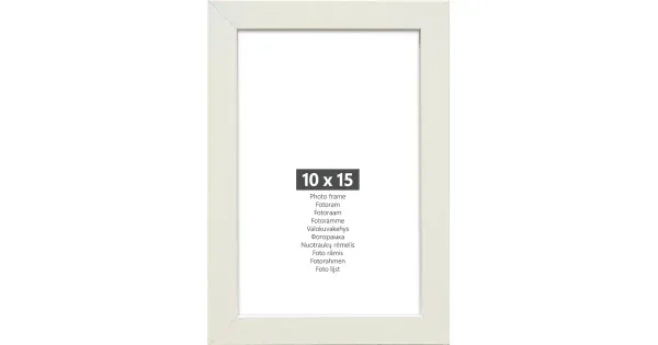 Pildiraam Nina 10 x 15 cm, valge MDF