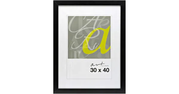 Pildiraam Trendline 30x40 cm, must MDF