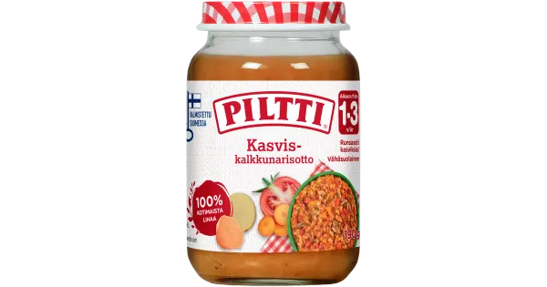 Piltti 190g Köögiv-kalkunirisotto 1-3a