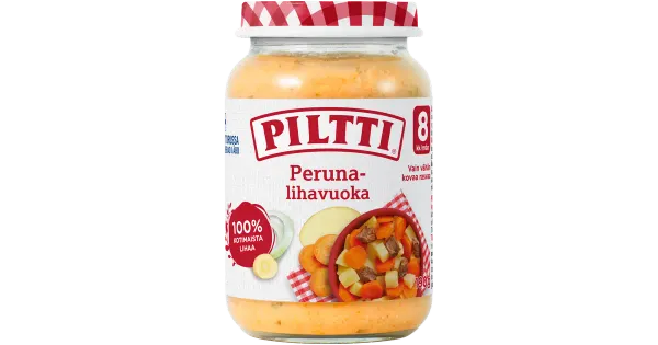 Piltti kartuli-lihapada lastetoit 190 g, alates 8-elukuust