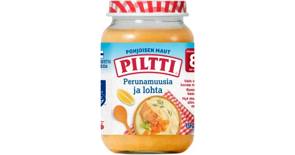 Piltti kartulipuder lõhega lastetoit 200 g, alates 8-elukuust