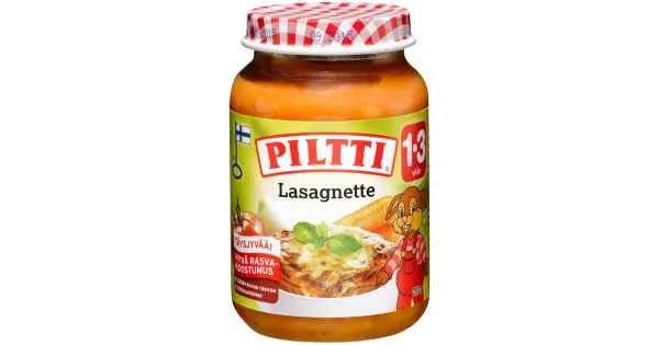 Piltti lasanje lastele alates 12-elikuust, 190 g