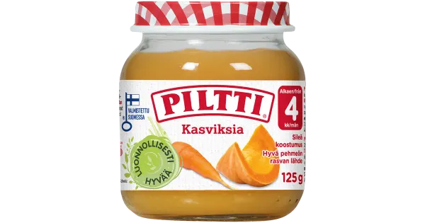 Piltti Köögiviljapüree 4k, 125 g