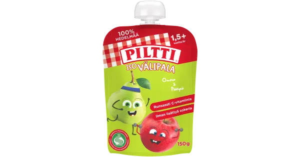 Piltti õuna-pirni 1,5a+ 150g