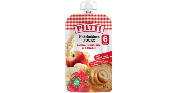 Piltti puder õuna-maasika-banaani 6k110g