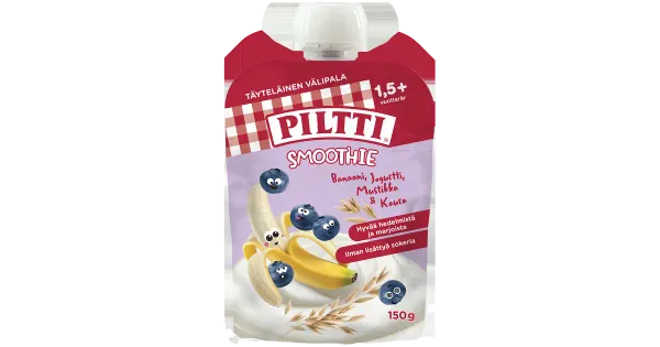 Piltti Smuuti jog-mustika-ban-kaera 150g