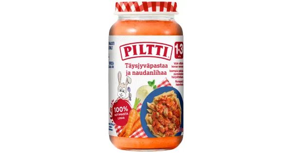 PILTTI täisterapasta veiseliha 250G 1-3a