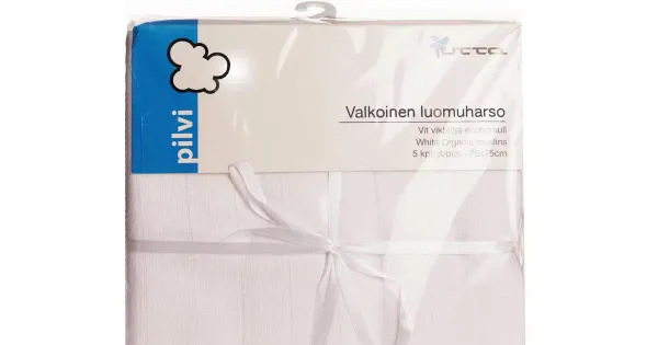 Pilvi org.puuvillast marli 5tk