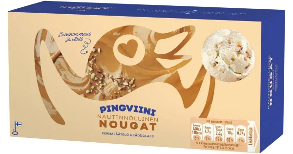 Pingviini Nougatijäätis 1 l