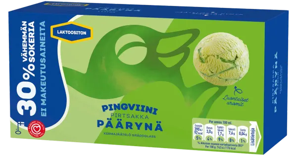 Pingviini Pirnijäätis Laktoosivaba 1 l