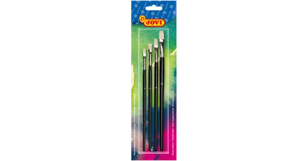 Pintslikomplekt jovi 4 tk blistris (4,6,8,12), lapik