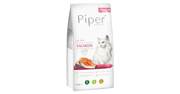 Piper kuivtoit steriliseeritud kassidele lõhega