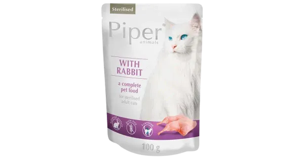 Piper märgtoit küülikulihaga steriliseeritud kassidele 100g