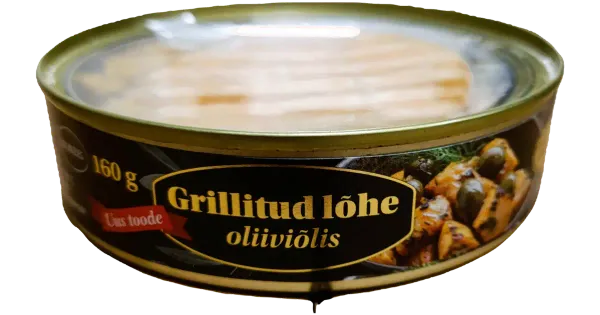 Pirate barbarossa`s gold grillitud lõhe oliiviõlis 160g