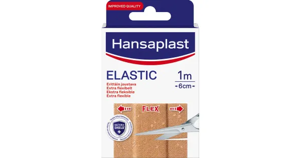 Plaaster Hansaplast Elastic 1mx6cm 10tk
