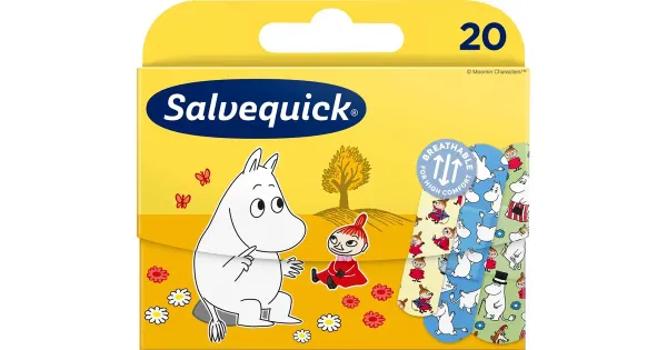 Plaaster Salvequick Muumi 20 tk lastele