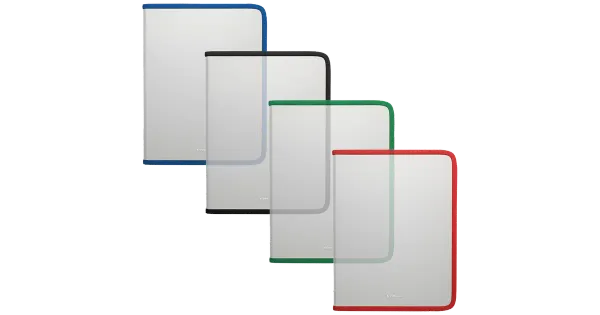 Plastmapp tõmblukuga a5 diagonal clear v