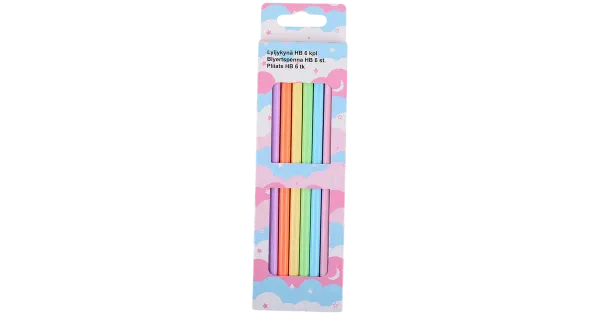 Pliiatsid pastell 6 tk