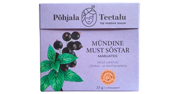 Põhjala Teetalu mündine Must Sõstar 10x2,5g