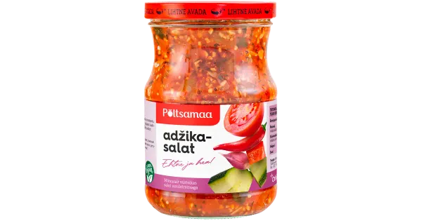 Põltsamaa adžikasalat suvikõrvitsaga 550g