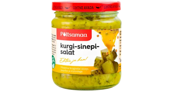 Põltsamaa kurgi-sinepisalat 280g
