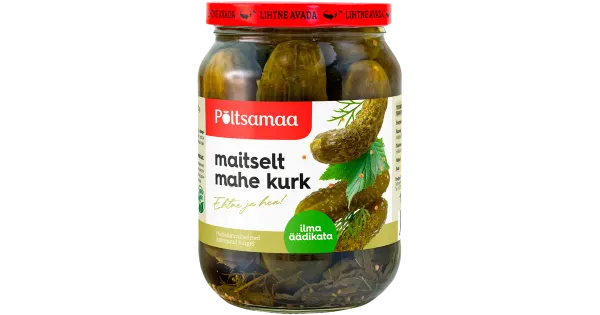 Põltsamaa maitselt mahe kurk 680/360 g