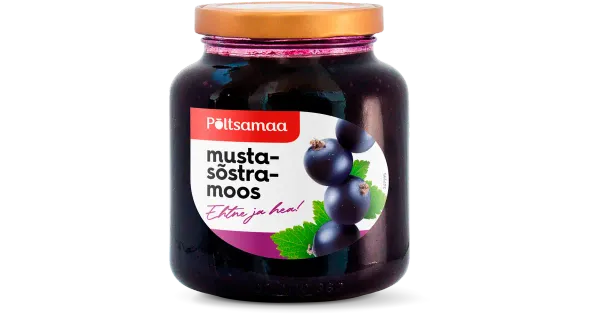 Mustsõstramoos Põltsamaa 380g