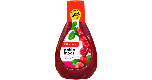 Põltsamaa pohlamoos pudelis 385g