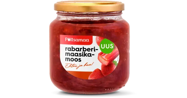 Põltsamaa rabarberi-maasikamoos 600 g