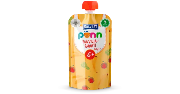 Ökoloogiline Puuviljasmuuti PÕNN 110g (6 kuud) MAHE, EE-ÖKO-03