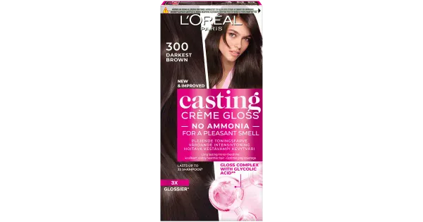 Poolpüsivärv Casting Crème Gloss 300 Darkest Brown