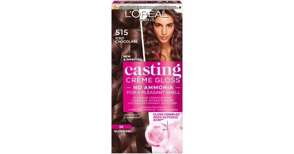 Poolpüsivärv Loreal Casting Cream Gloss 515 Iced Chocolate