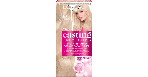 Poolpüsivärv Loreal Casting Creme Gloss 1010 Light Iced Blonde