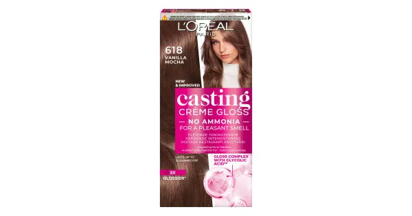Poolpüsivärv Loreal Casting Creme Gloss 618 Moka