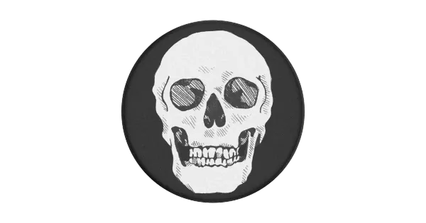 Popgrip shaky bones white